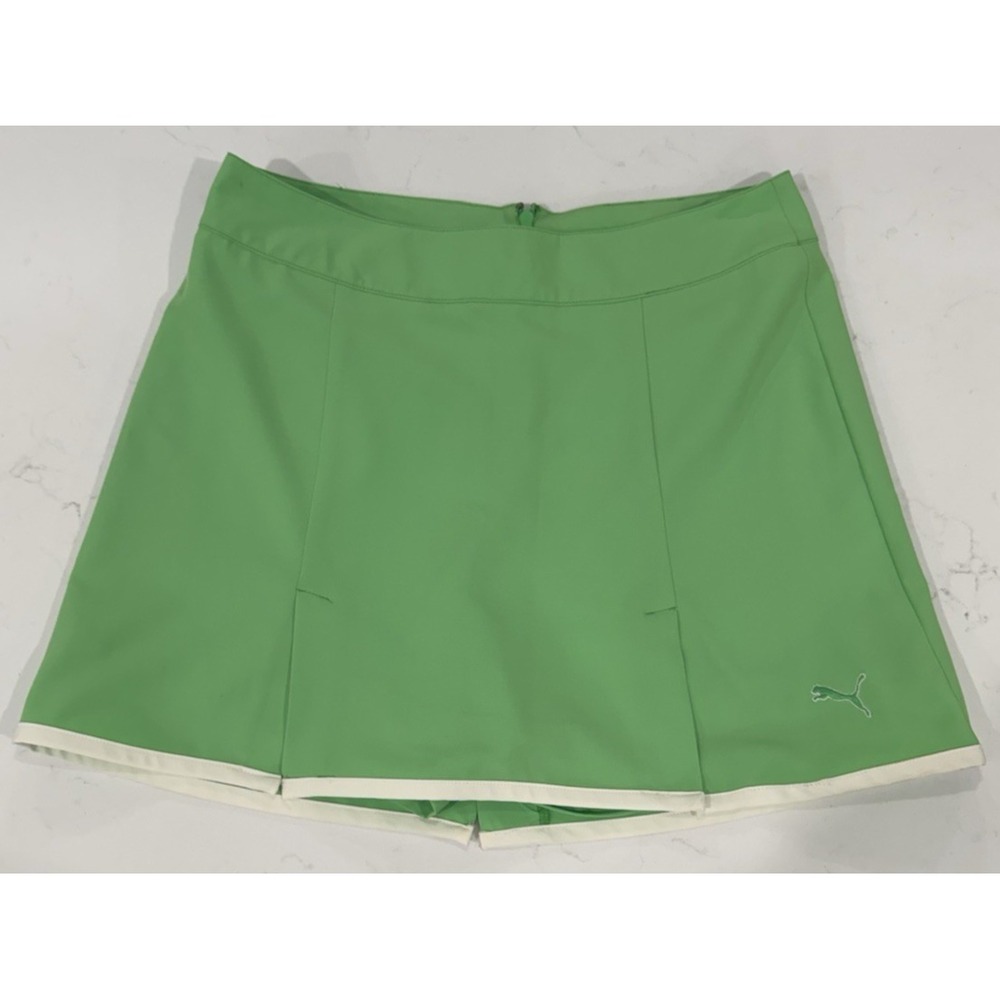 Puma Skort Golf Skirt Womens Sz 4 Pocket Tennis‎ Athleisure Casual Zip Closure